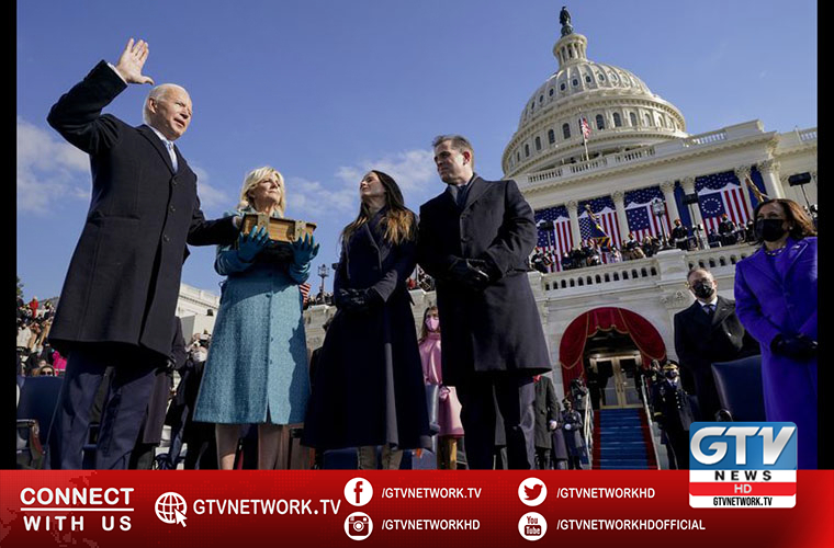 Joseph Biden takes oath as 46th president of the United States