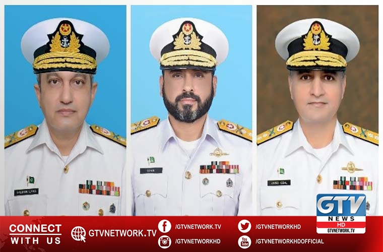 Three Commodores of Pakistan Navy promoted to Rear Admiral ranks