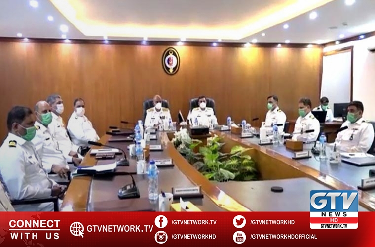 Naval Chief visits headquarters of Pakistan Maritime Security Agency