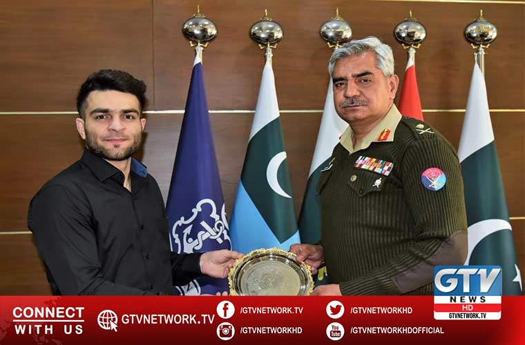 Pro mixed martial arts wrestler meets DG ISPR to thank for support