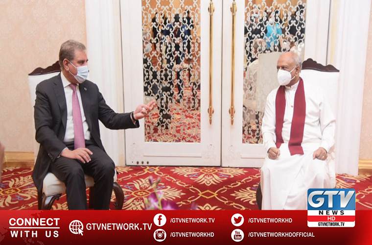 Foreign Minister Shah Mahmood Qureshi meets Sri Lankan counterpart