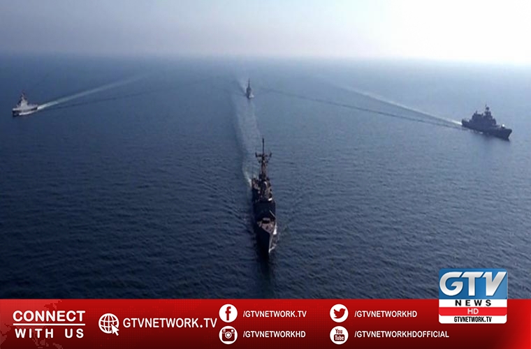 Pakistan Navy bilateral exercises with Russian and Sri Lankan Navy ships
