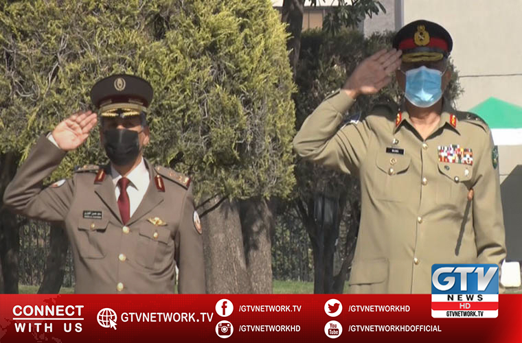 Commander Qatar Land Forces calls on Pakistan Army Chief