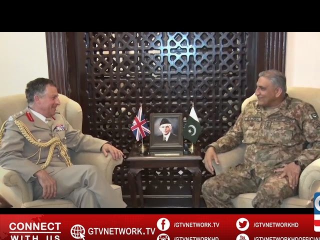 British Chief of Defence Staff calls on COAS Gen Bajwa at GHQ