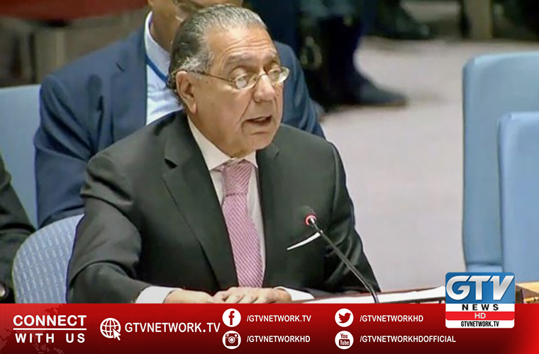 Pakistan at UN laments 5bn dollar losses to IOJK since Indian siege