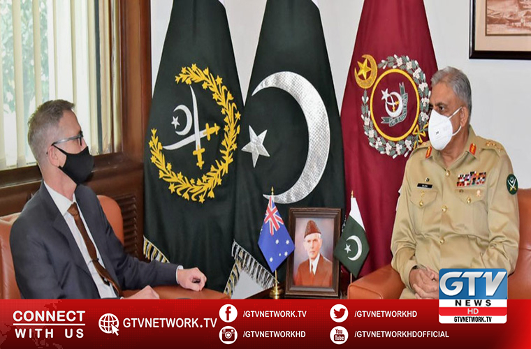 Australian HC meets Pakistan Army Chief to discuss Afghan peace process