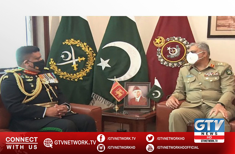 Sri Lankan Commander calls on Pakistan Army Chief
