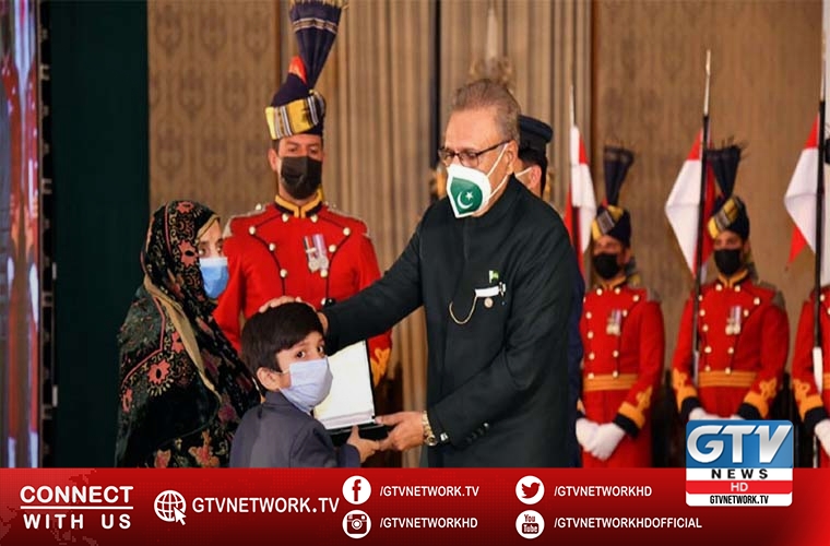 President confers 88 civil awards during a ceremony in Islamabad