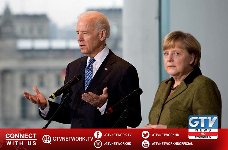 US Germany agree to call on Russia to reduce troops on Ukraine border