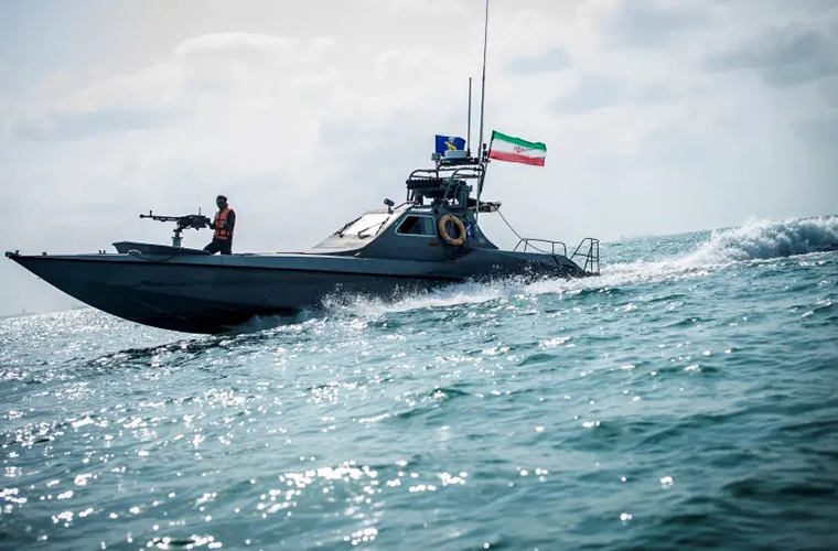 IRGC action against two US Coast Guard ships in Persian Gulf
