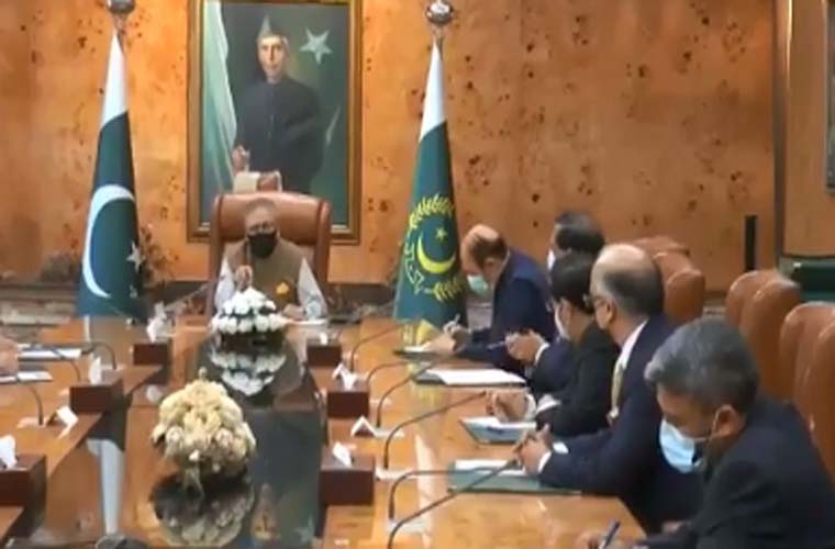 Lahore Chamber of Commerce and Industries delegation meets President Alvi