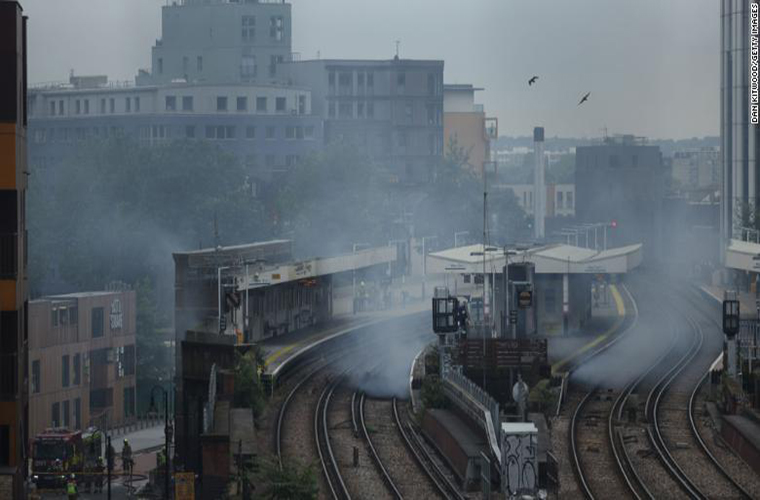 Fire near London Elephant and Castle station disrupts train journeys