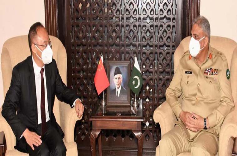 Ambassador of China meets Pakistan Army Chief