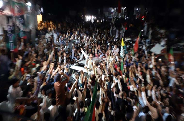 PTI celebrates AJK election victory