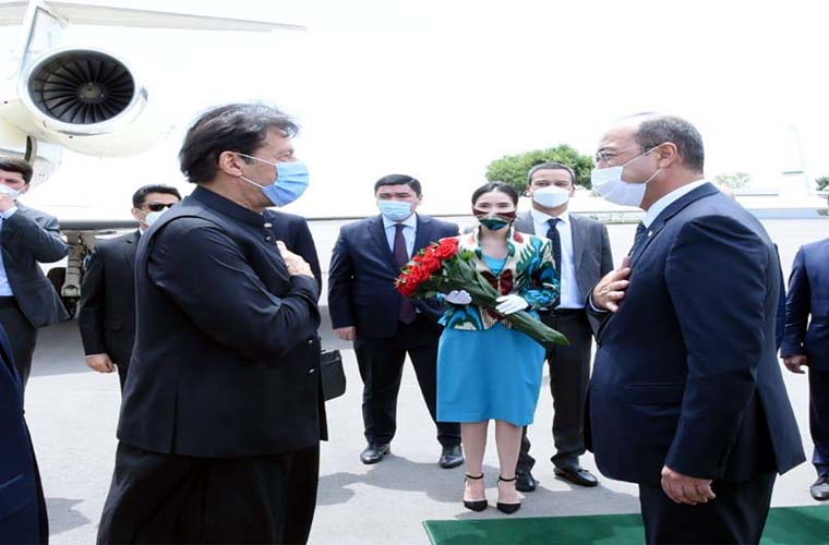 Prime Minister Imran Khan begins Uzbekistan official visit