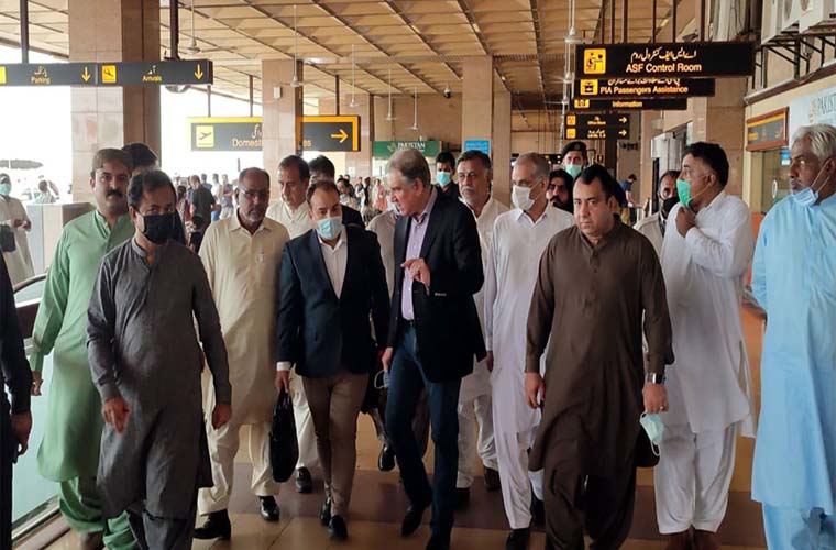 Foreign Minister Shah Mahmood Qureshi leaves for Bahrain on two day visit