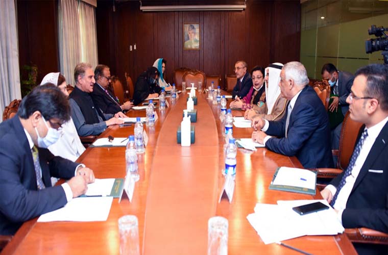 Arab Parliament delegation calls on Foreign Minister Shah Mahmood Qureshi