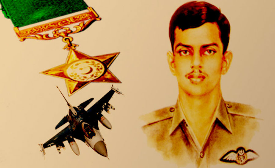 Nation pays tribute to Rashid Minhas Shaheed Nishan e Haider