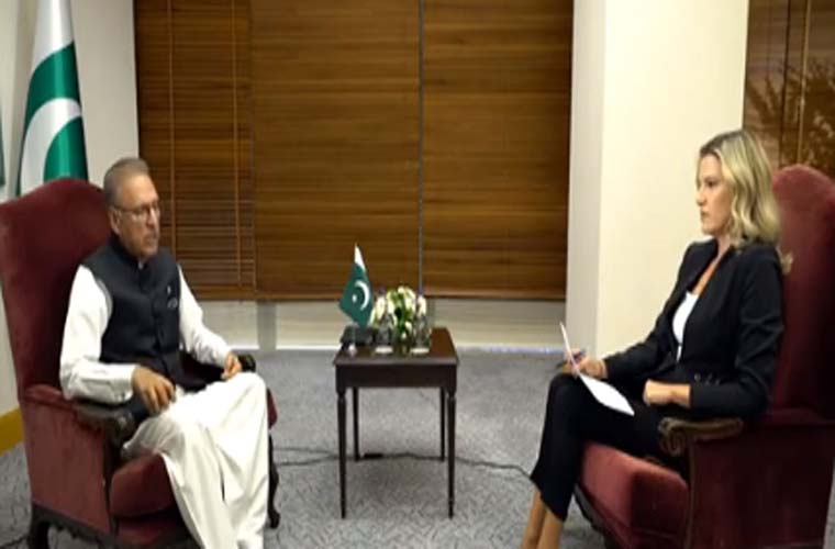 President Arif Alvi says Pakistan looks forward for a peaceful Afghanistan
