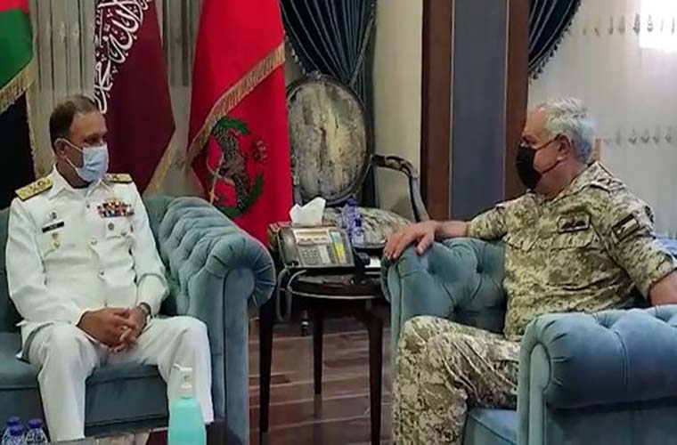 Pakistan Navy Chief meets Jordanian military officials during official visit