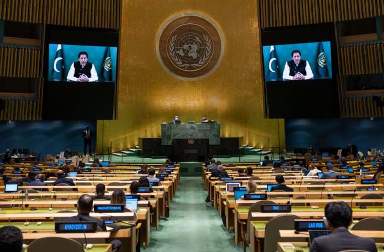 PM Imran Khan asks the world to strengthen government of Afghanistan