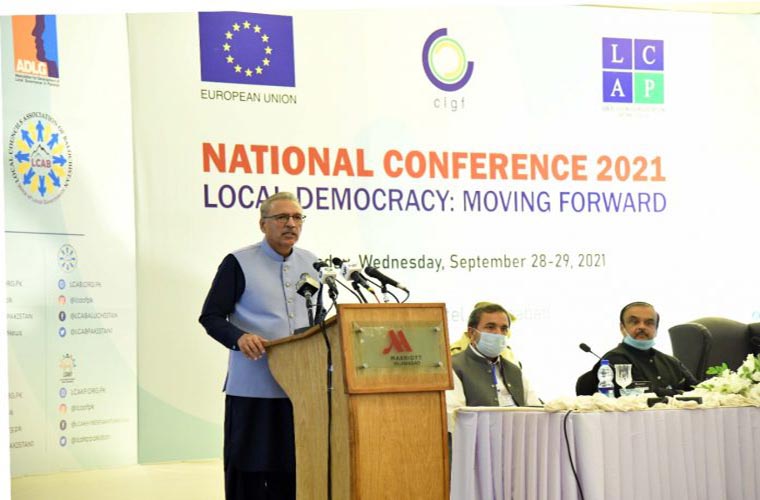 President Alvi underlines LG system an effective governance system