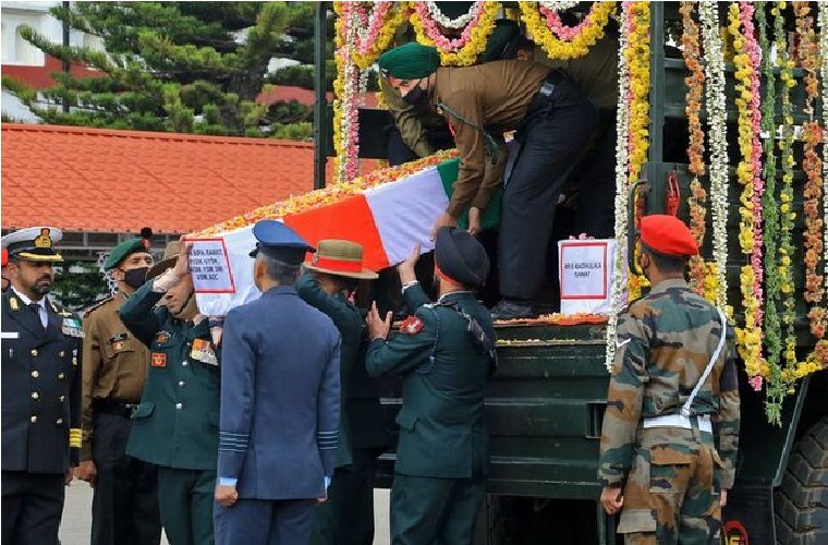 General Bipin Rawat laid to rest with full military honours