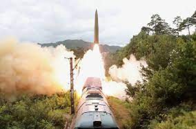 North Korea tests railway-borne missile in latest launch amid US tension
