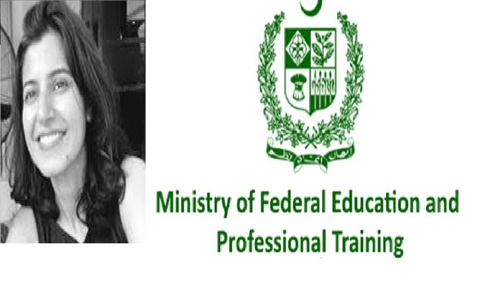 Federal Education Ministry’s Technical Adviser Dr Ayesha Razzaq  resigned