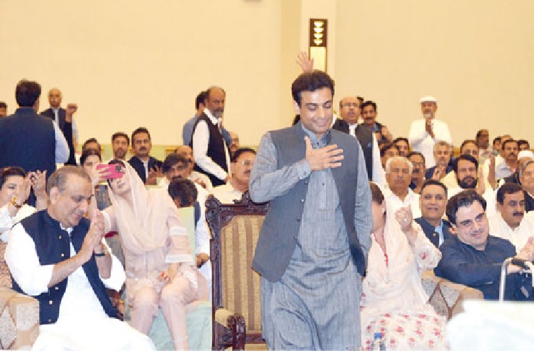 Hamza Shehbaz elected as Punjab CM with 199 votes during symbolic session