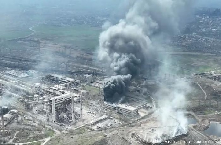 Putin says no need to storm Mariupol steel plant where Ukrainians holed up