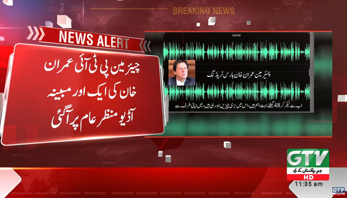 Another audio leaked of Chairman PTI
