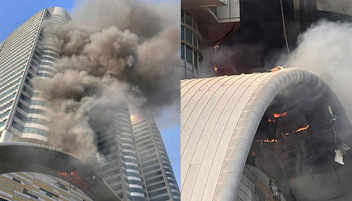 Fire broke out at Islamabad ‘s Centaurus Mall