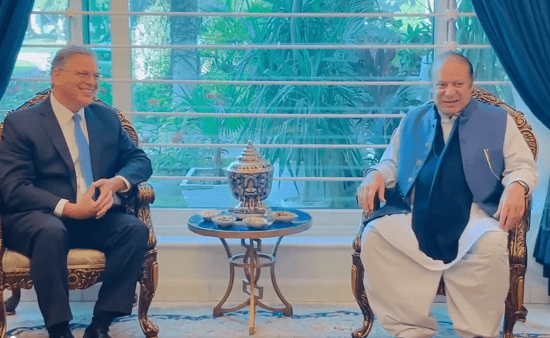 US Ambassador Donald Blome meets Nawaz Sharif