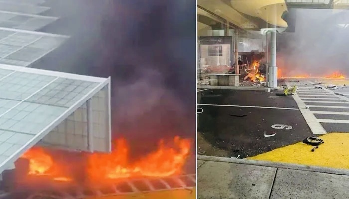 Car explodes on Rainbow Bridge near Niagara Falls, 2 killed