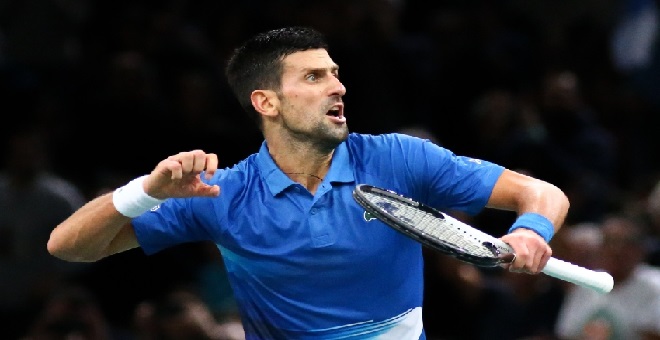 Djokovic defeats Rune to reach ninth Paris Masters semi-final