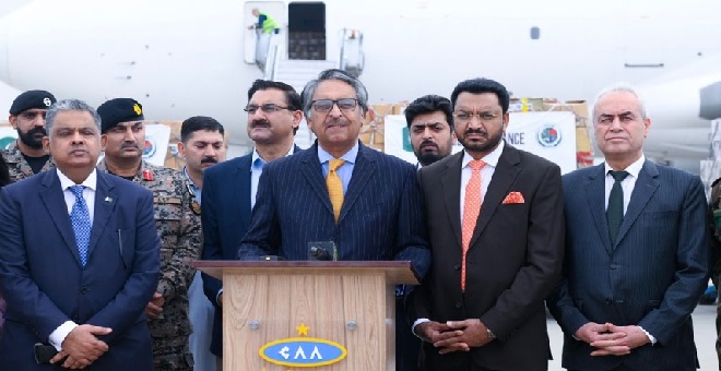 Pakistan sends second consignment of relief goods to Gaza