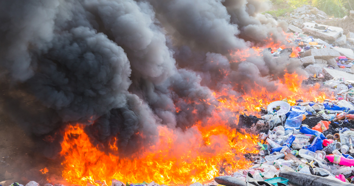 Open burning of waste leading cause of smog,respiratory and cardiovascular diseases