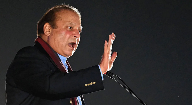 Nawaz hints at collation govt in victory speech