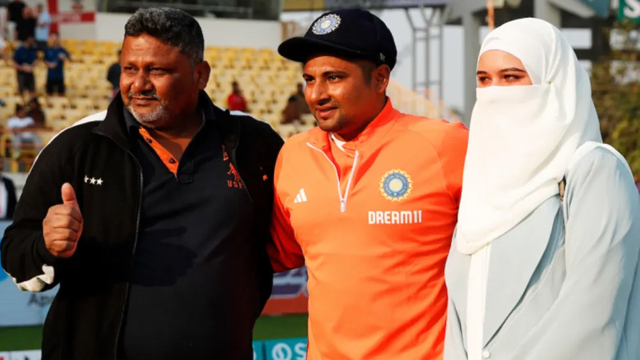 Sarfaraz receives special call after dream debut