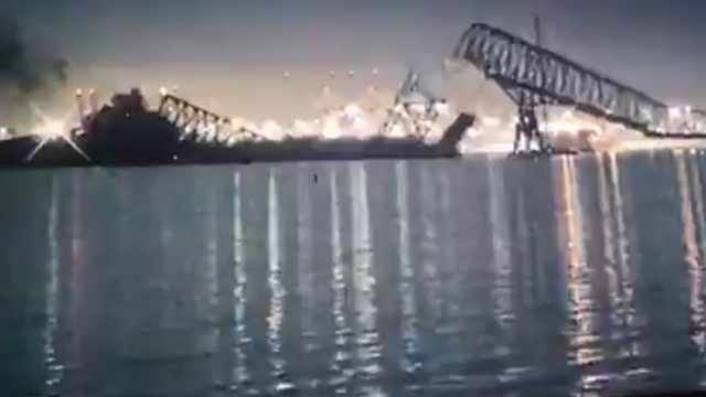 Francis Scott Key Bridge collapses after ship collision
