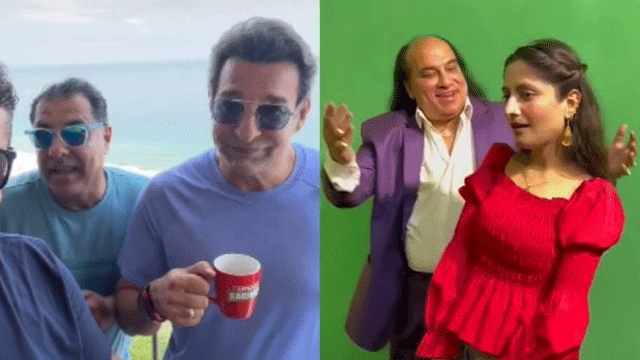 Watch: Wasim Akram, Waqar Younis join viral ‘Bado Badi’ trend