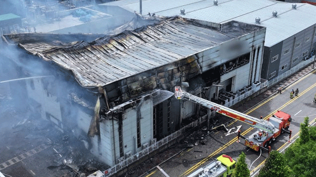22 workers killed in lithium battery plant fire in South Korea