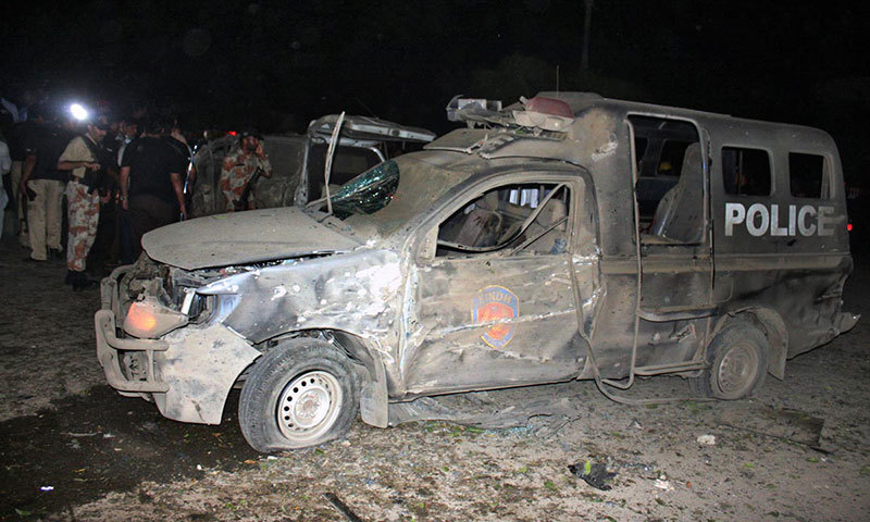 Four cops died, 3 injured as police mobile meets accident