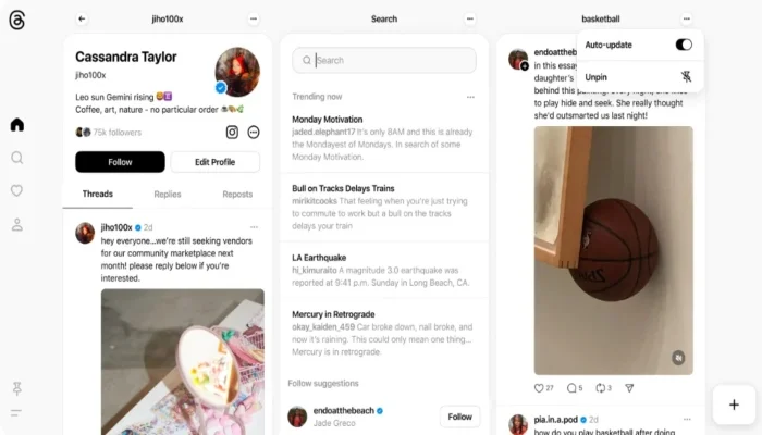 Threads introduces TweetDeck-like feature for users