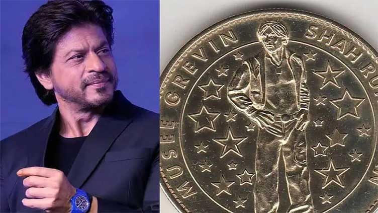 Shah Rukh Khan honoured by French museum with customised gold coin