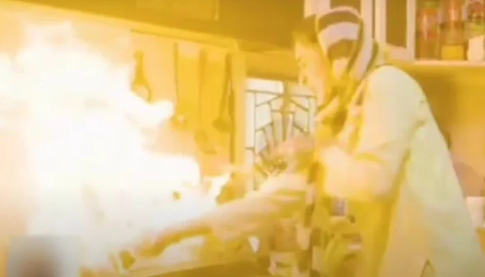 Yumna Zaidi narrowly escapes accident during shoot