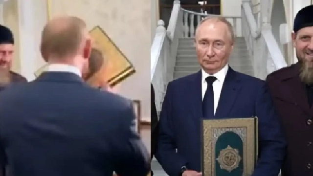 Watch: Putin kissing Quran goes viral