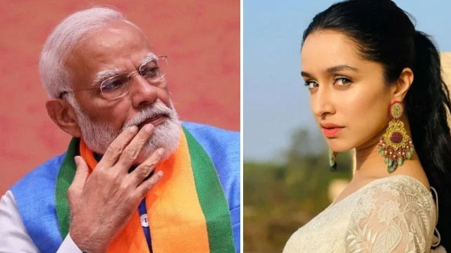 Bollywood’s Shraddha Kapoor leaves Modi behind