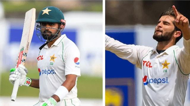Babar, Shaheen move up in latest ICC Test rankings